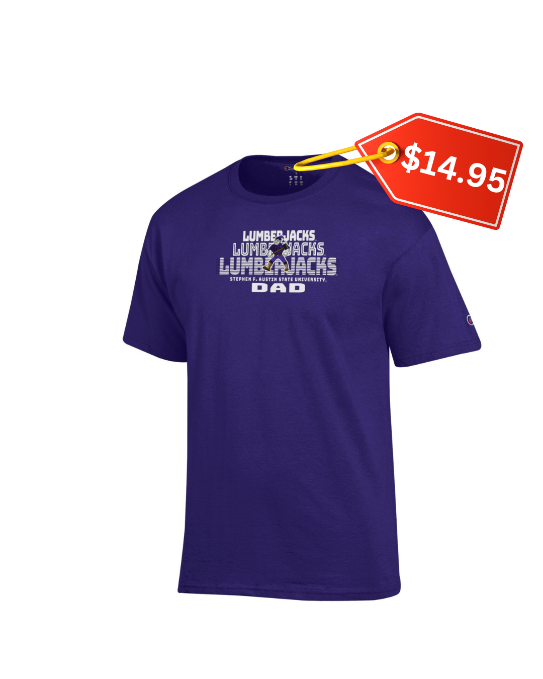 LumberJack Dad champion shirt