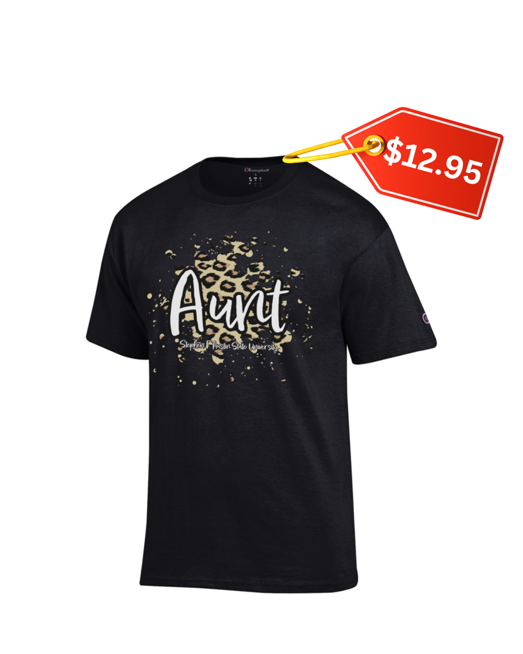 Champion Leopard Aunt T-Shirt