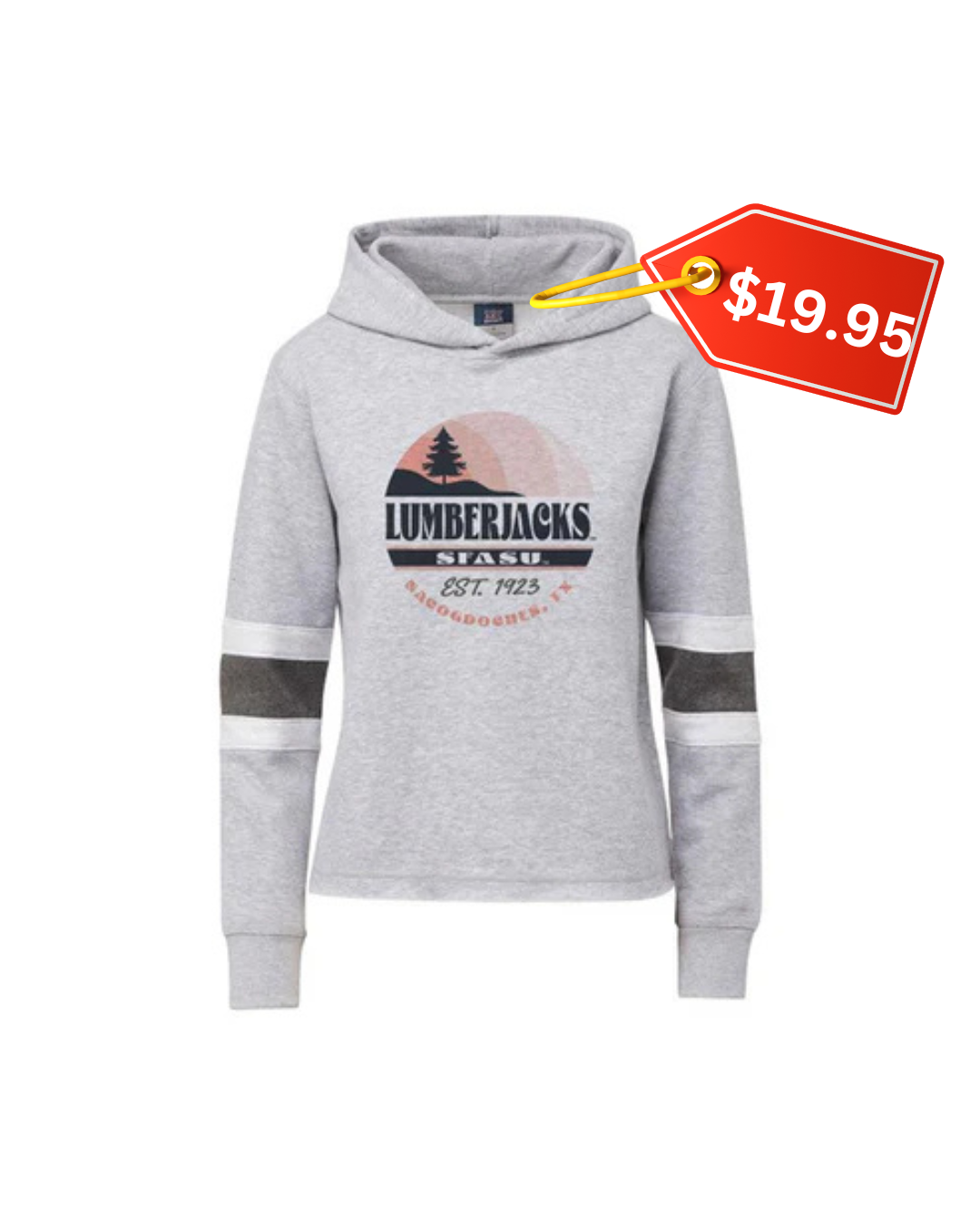 MV Gray Sleeve Stripe Pullover