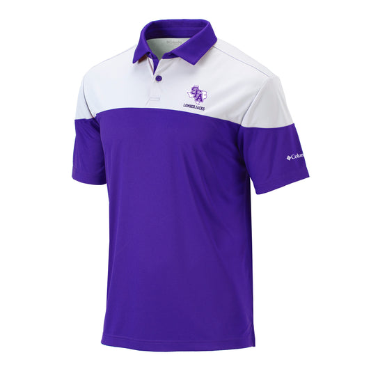 Columbia Two Toned Men's Purple Polo