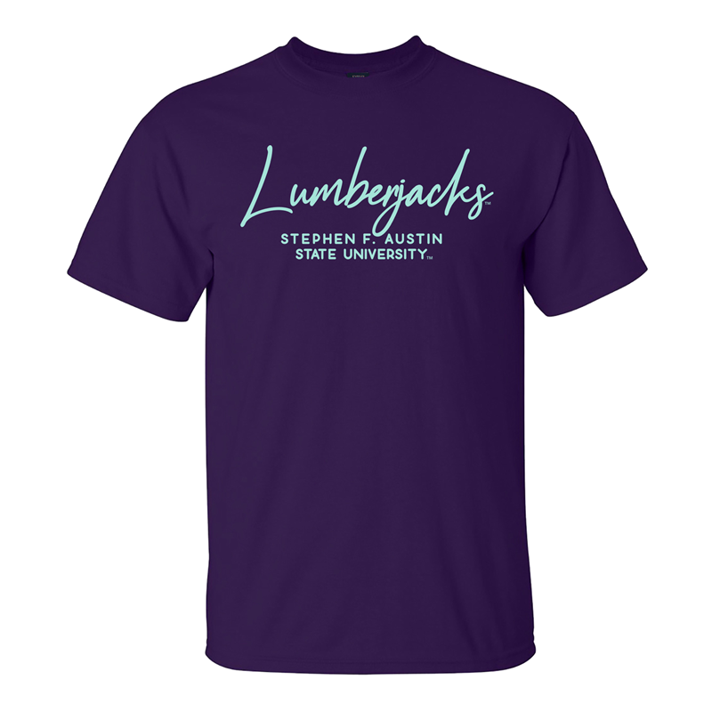 MV Lumberjacks Cursive T Shirt