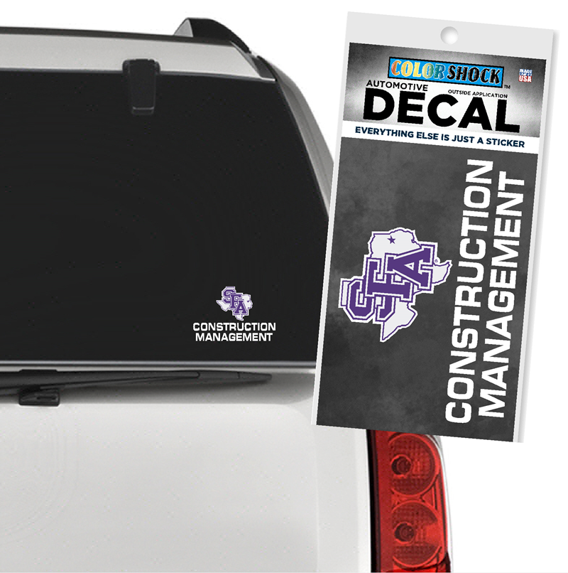 Construction Management Decal