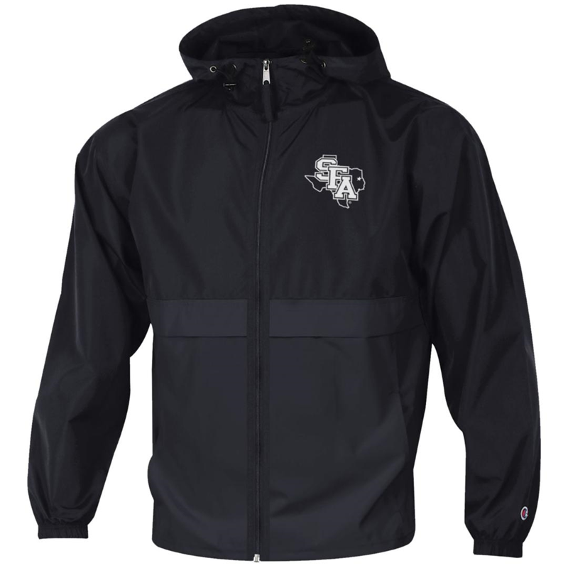 Champion black rain sales jacket