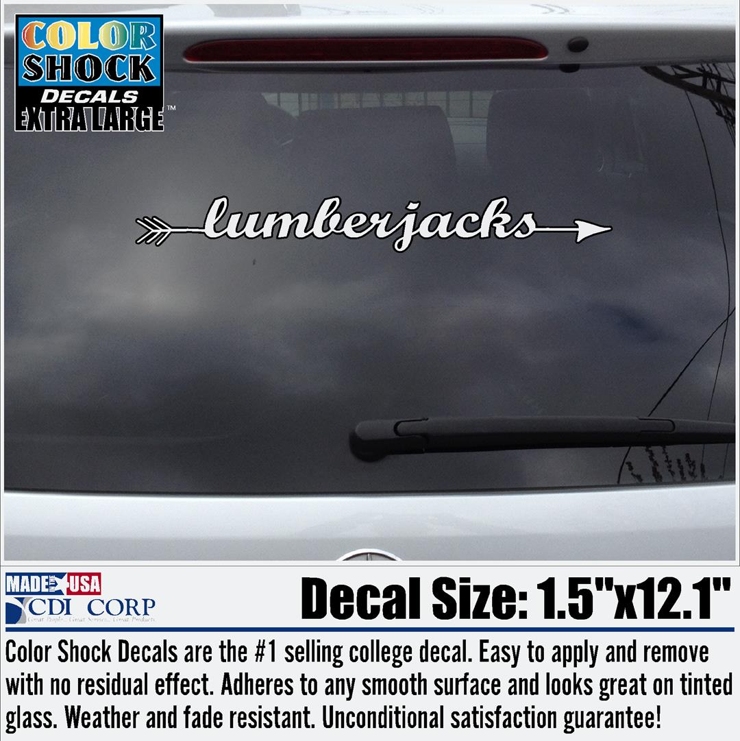 Lumberjack Arrow car decal