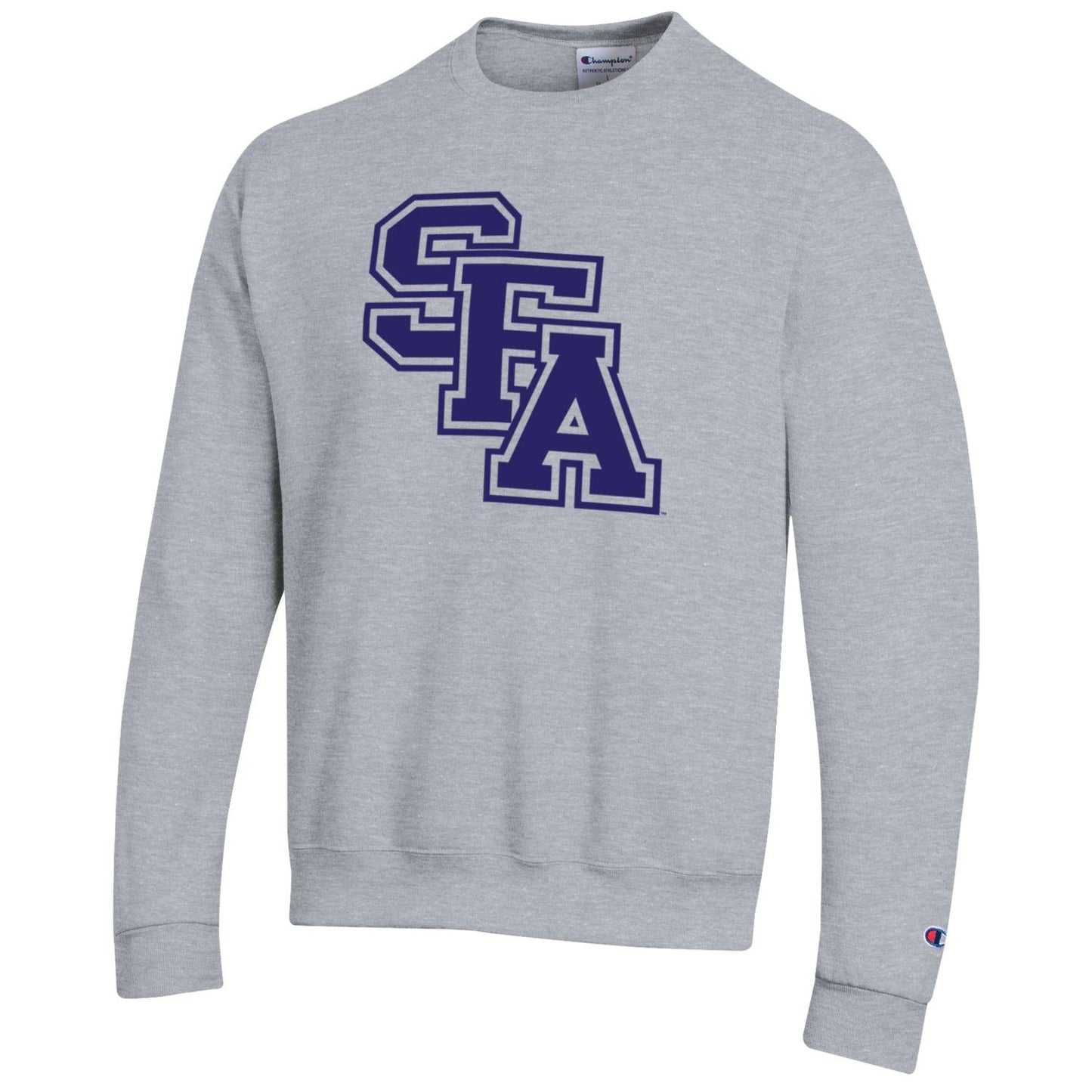 Champion Stacked SFA Grey Crewneck