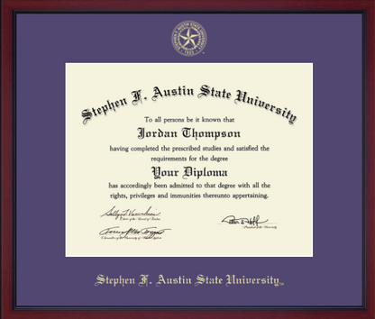 Church Hill Classics SFA Gold Embossed Achievement Edition Diploma Frame