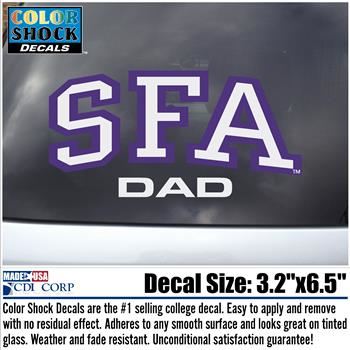 SFA Dad Car Decal