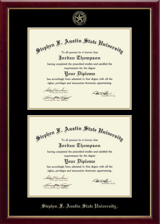Church Hill SFA Double Document Diploma Frame