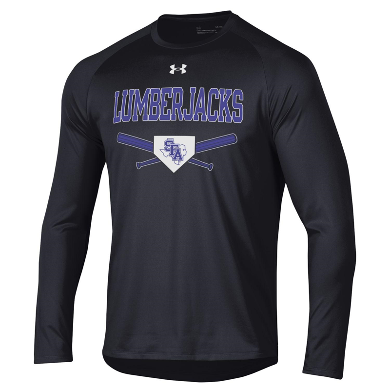 UA Black Long Sleeves Baseball