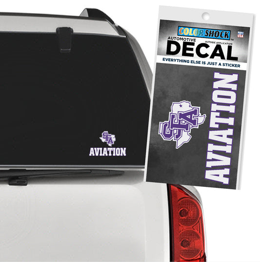 SFA CDI Aviation car decal