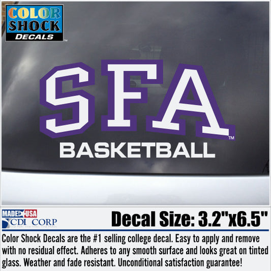 SFA Basketball Decal