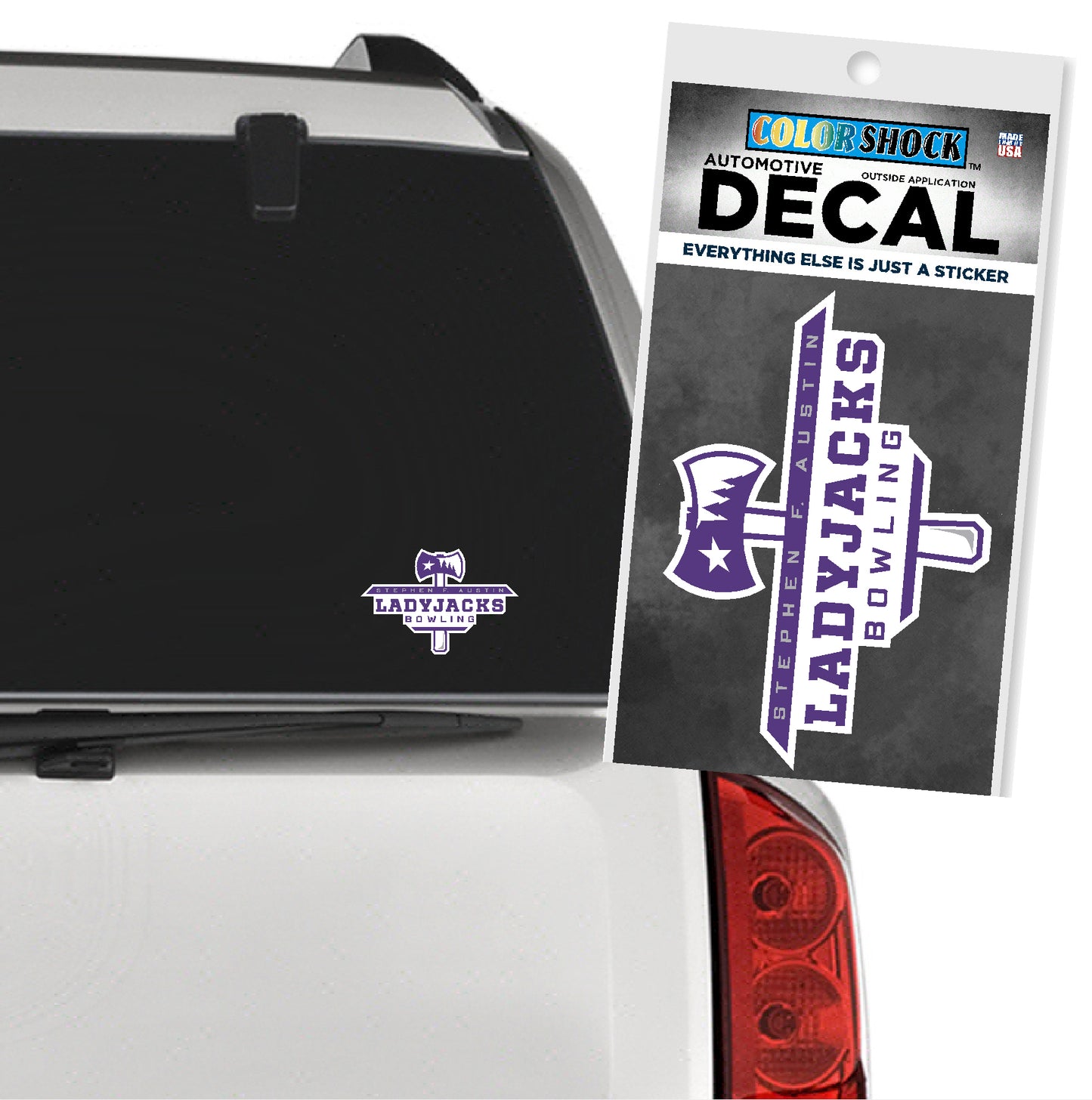 Bowling - Ladyjacks Car Decal