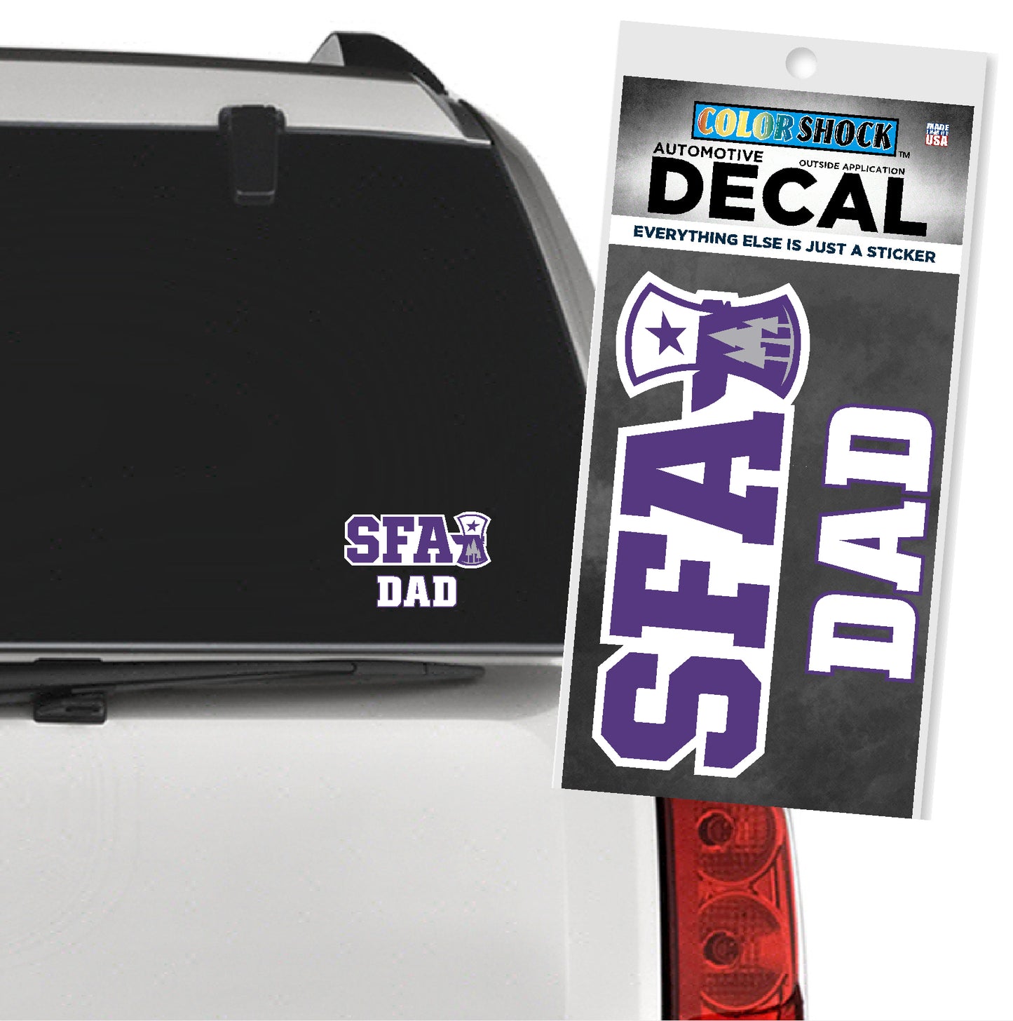 SFA Dad Logo Car Decal