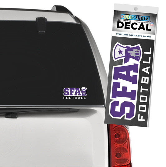 SFA Football Car Decal