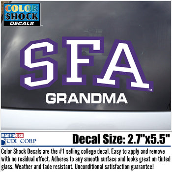 SFA Grandma Decal