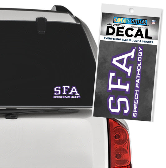 SFA Speech Pathology Decal