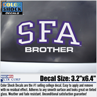 Color Shock SFA Brother Car Decal
