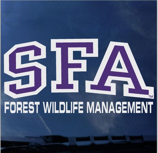 SFA FOREST WILDLIFE MANAGEMENT Decal