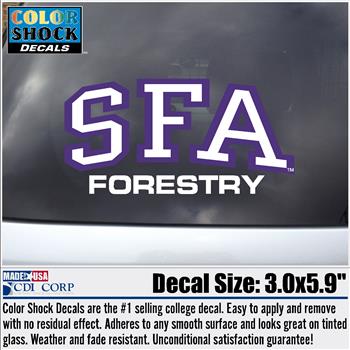 SFA over Forestry Decal