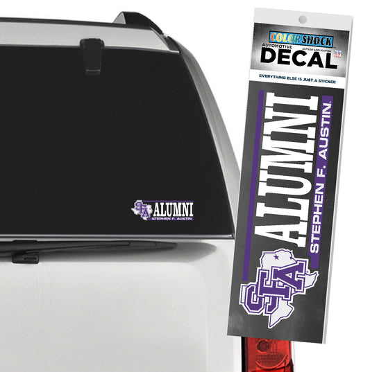 SFA Texas Alumni car decal